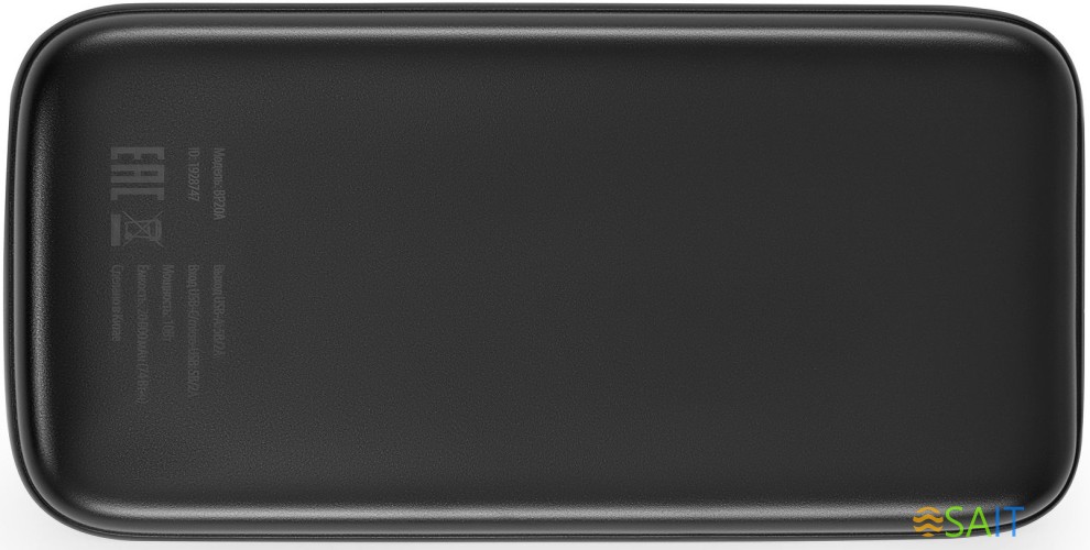 Мобильный аккумулятор Buro BP20A 20000mAh 10W 2A USB-A черный (BP20A10PBK)