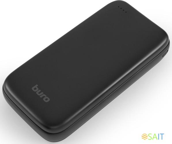 Мобильный аккумулятор Buro BP20A 20000mAh 10W 2A USB-A черный (BP20A10PBK)