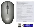 Мышь Оклик 515MW черный/серый оптическая 1200dpi беспров. USB для ноутбука 3but (1018267)
