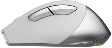 Мышь A4Tech Fstyler FB35S белый/серый оптическая 2000dpi беспров. BT/Radio USB для ноутбука 5but (FB35S USB ICY WHITE)