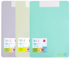 Папка-планшет Deli Bali EF408 полиэтилентерефталат ассорти самозащ.клип