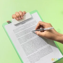 Папка-планшет Deli Bali EF408 полиэтилентерефталат ассорти самозащ.клип