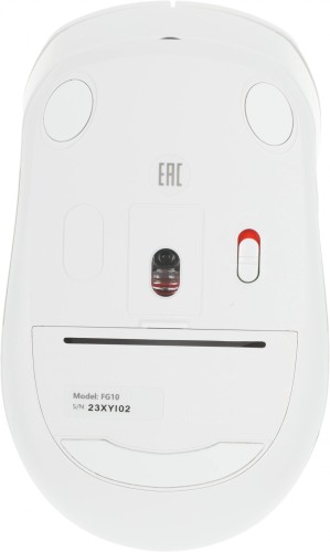 Мышь A4Tech Fstyler FG10 белый/серый оптическая 2000dpi беспров. USB 3but (FG10 WHITE)