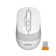 Мышь A4Tech Fstyler FG10 белый/серый оптическая 2000dpi беспров. USB 3but (FG10 WHITE)