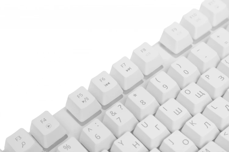 Клавиатура Defender GK-184 белый USB for gamer LED (подставка для запястий) (45184) кабель 1.5м