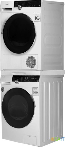 Сушильная машина Weissgauff WD 599 DC Inverter Heat Pump кл.энер.:A+++ макс.загр.:9кг белый (426593)