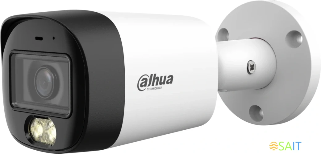 Камера видеонаблюдения аналоговая Dahua DH-HAC-HFW1500RMP-IL-A-0360B-S3 3.6-3.6мм HD-CVI HD-TVI цв. корп.:белый (DH-HAC-HFW1500RMP-IL-A-0360B)