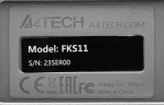 Клавиатура A4Tech Fstyler FKS11 черный/серый USB (FKS11 GREY)