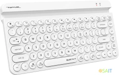 Клавиатура A4Tech Fstyler FBK30 белый USB беспроводная BT/Radio slim Multimedia (FBK30 WHITE)