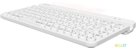 Клавиатура A4Tech Fstyler FBK30 белый USB беспроводная BT/Radio slim Multimedia (FBK30 WHITE)