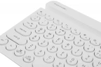 Клавиатура A4Tech Fstyler FBK30 белый USB беспроводная BT/Radio slim Multimedia (FBK30 WHITE)