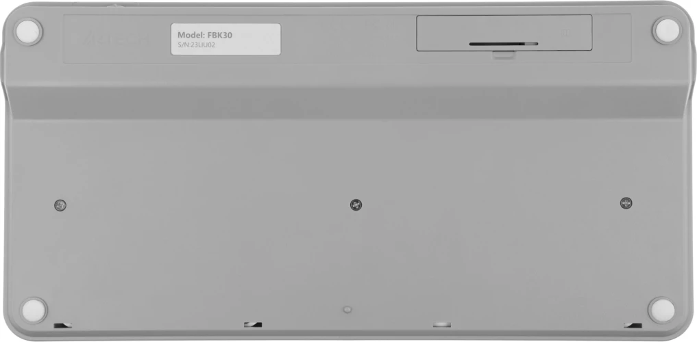 Клавиатура A4Tech Fstyler FBK30 белый USB беспроводная BT/Radio slim Multimedia (FBK30 WHITE)