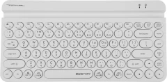 Клавиатура A4Tech FBK30 белый USB беспроводная BT/Radio slim Multimedia (FBK30 WHITE)