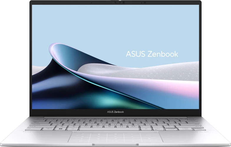 Ноутбук Asus Zenbook 14 OLED UX3405MA-QD993 Core Ultra 9 185H 16Gb SSD512Gb Intel Arc 14" OLED FHD+ (1920x1200) без ОС silver WiFi BT Cam Bag (90NB11R2-M01SV0)
