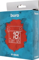 Термометр Buro P-6041 серебристый