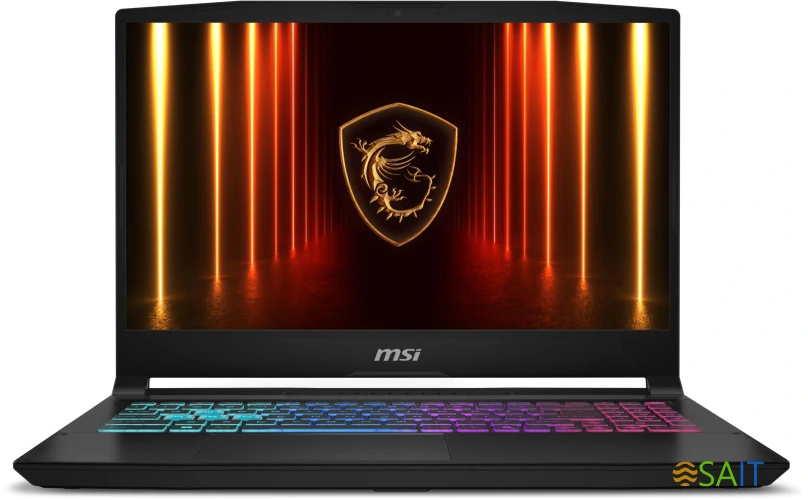 Ноутбук MSI Katana 15 HX B14WFK-618XRU Core i5 14450HX 16Gb SSD1Tb NVIDIA GeForce RTX 5060 8Gb 15.6" IPS FHD (1920x1080) FreeDOS black WiFi BT Cam (9S7-1587C1-618)