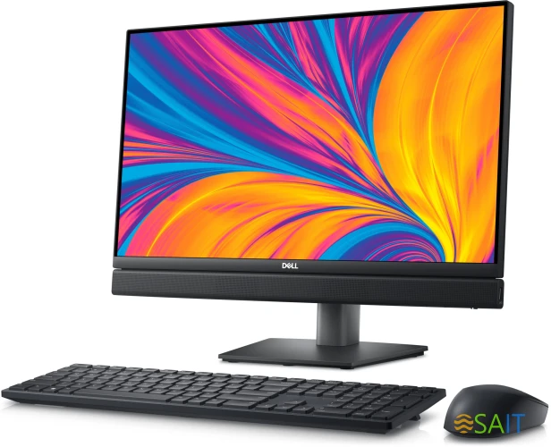 Моноблок Dell Optiplex 7420 23.8" Full HD i5 14500T (1.7) 8Gb SSD256Gb UHDG 770 CR Linux Ubuntu GbitEth WiFi BT 130W клавиатура мышь Cam черный 1920x1080