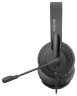 Наушники с микрофоном A4Tech HS-10 черный/белый 2м накладные оголовье (HS-10/3.5MM PLUG/BLACK)