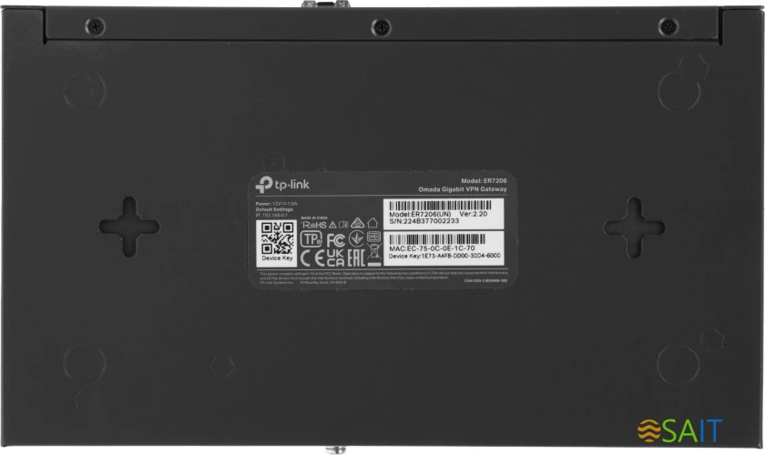 Межсетевой экран TP-Link SafeStream ER7206 10/100/1000BASE-TX/SFP