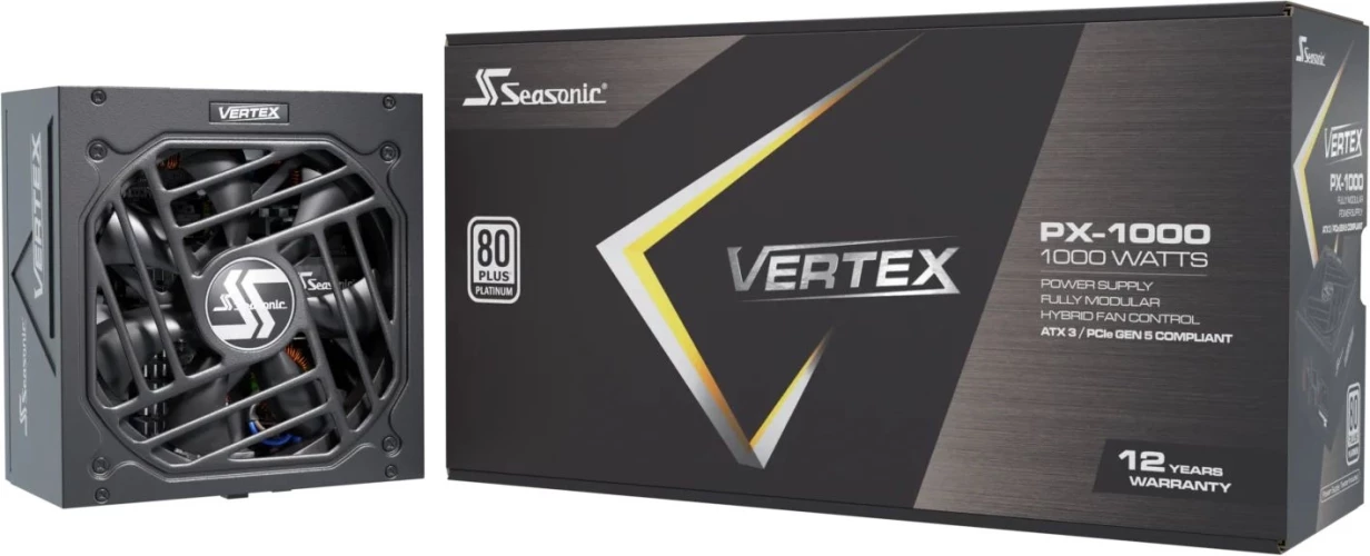 Блок питания Seasonic ATX 1000W VERTEX PX-1000 80+ platinum (20+4pin) APFC 135mm fan 18xSATA Cab Manag RTL
