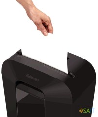 Шредер Fellowes PowerShred LX70 черный (секр.P-4) фрагменты 11лист. 18лтр. скрепки скобы пл.карты
