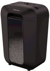 Шредер Fellowes PowerShred LX70 черный (секр.P-4) фрагменты 11лист. 18лтр. скрепки скобы пл.карты