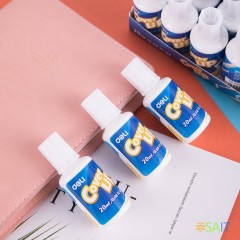 Жидкость коррект. Deli E39291 на основе растворителя кисточка белый 20мл