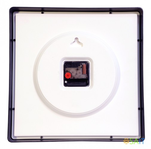 Часы настенные аналоговые Бюрократ WallC-S61P D30см черный (WALLC-S61P30/BLACK)