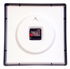 Часы настенные аналоговые Бюрократ WallC-S61P D30см черный (WALLC-S61P30/BLACK)