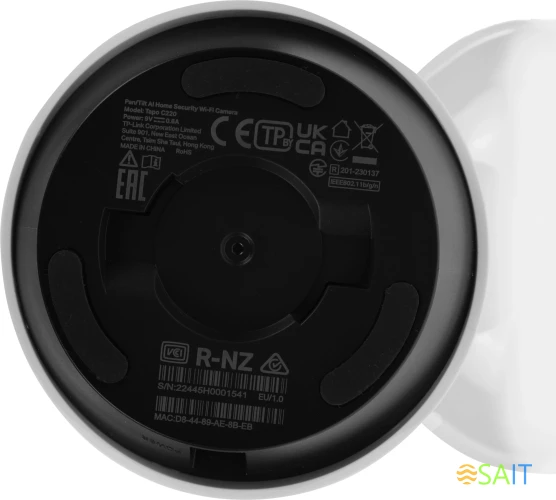 Камера видеонаблюдения IP TP-Link Tapo C220 Wi-Fi 4-4мм цв. корп.:белый