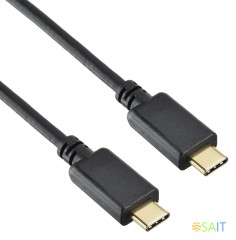 Кабель Digma Power Delivery 60W PD-60W-3M USB Type-C (m)-USB Type-C (m) 3м черный