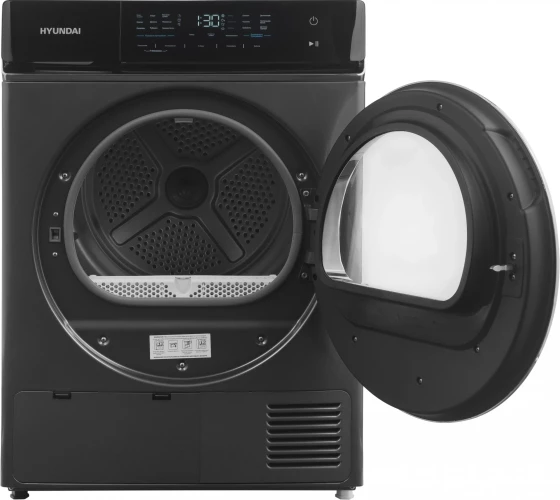 Сушильная машина Hyundai DFE8401 кл.энер.:A макс.загр.:8кг темно-серый