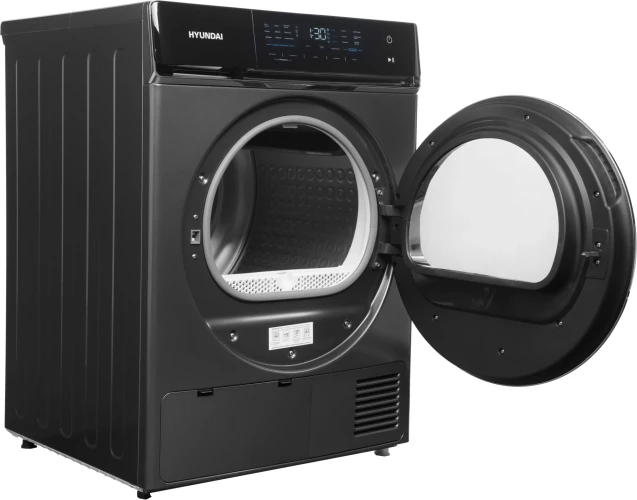 Сушильная машина Hyundai DFE8401 кл.энер.:A макс.загр.:8кг темно-серый