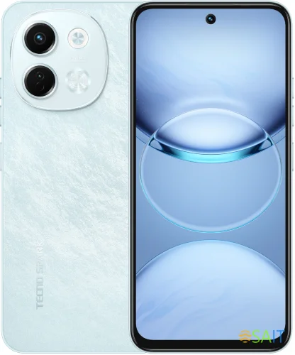 Смартфон Tecno Spark 30 5G 128Gb 6Gb голубой моноблок 3G 4G 2Sim 6.67" 720x1600 Android 14 108Mpix 802.11 a/b/g/n/ac NFC GPS GSM900/1800 Protect FM microSD max1024Gb