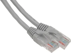 Патч-корд Premier 5-970 1.0 UTP 4 пары cat.5E CCA molded 1м серый RJ-45 (m)-RJ-45 (m)