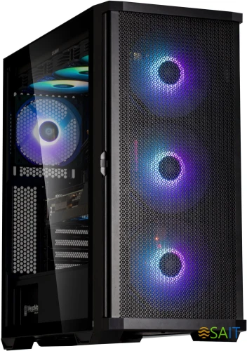 Корпус Zalman Z10 PLUS черный без БП ATX 10x120mm 4x140mm 2xUSB3.0 audio bott PSU