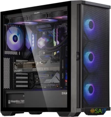 Корпус Zalman Z10 PLUS черный без БП ATX 10x120mm 4x140mm 2xUSB3.0 audio bott PSU