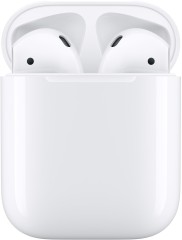 Гарнитура вкладыши Apple AirPods 2 A2032,A2031,A1602 белый беспроводные bluetooth в ушной раковине (MV7N2ZM/A)
