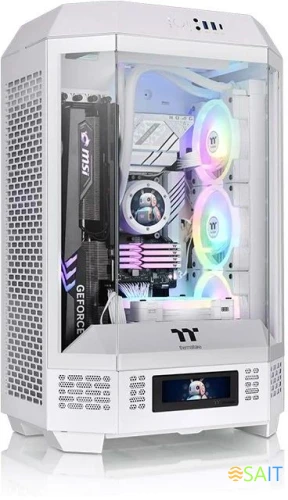 Корпус Thermaltake The Tower 300 Snow белый без БП mATX 8x120mm 6x140mm 2xUSB3.0 audio bott PSU