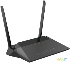Роутер беспроводной D-Link DSL-224 N300 10/100BASE-TX черный
