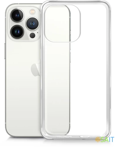 Чехол (клип-кейс) BoraSCO для Apple iPhone 13 Pro прозрачный (40438)