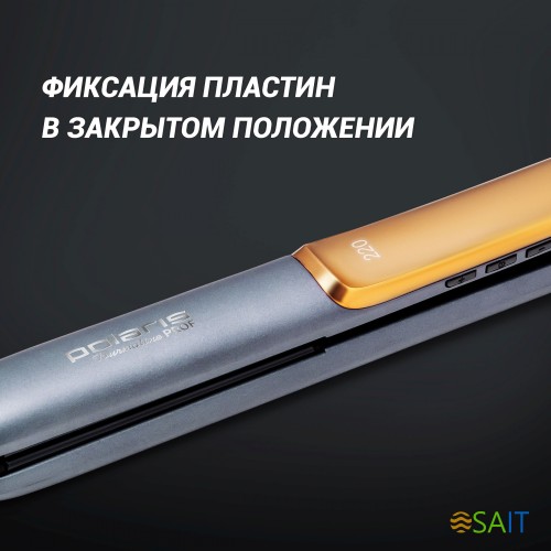 Выпрямитель Polaris PHSS 2098TTi Tourmaline PROF 35Вт черный/розовое золото макс.темп.:220С покрытие:турмалиновое (PHSS 2098TTI)