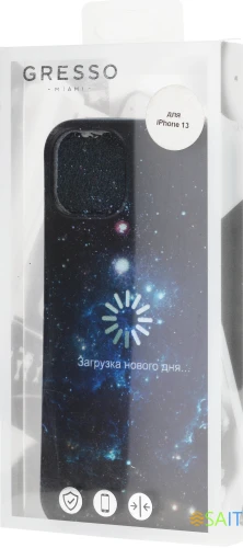 Чехол (клип-кейс) Gresso для iPhone 13 Meridian черный (GR17AAAE8891)