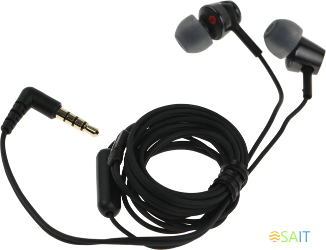 Гарнитура внутриканальные Sony MDR-EX155AP 1.2м черный проводные в ушной раковине (MDR-EX155APB)