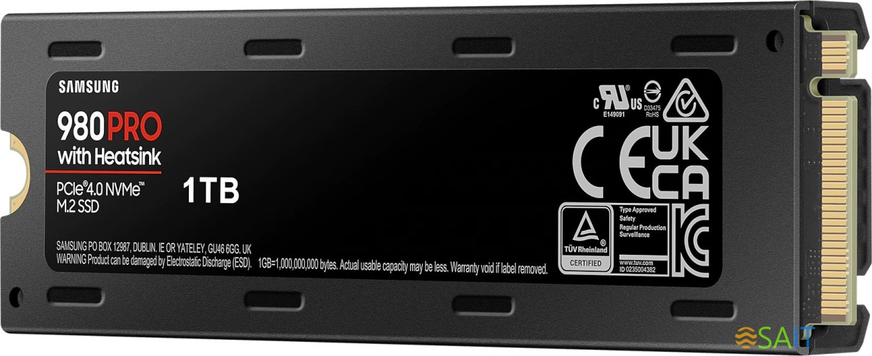 Накопитель SSD Samsung PCIe 4.0 x4 1TB MZ-V8P1T0CW 980 PRO M.2 2280