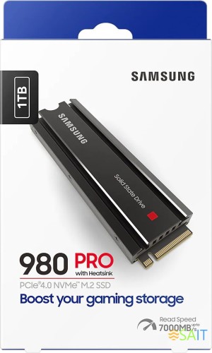 Накопитель SSD Samsung PCIe 4.0 x4 1TB MZ-V8P1T0CW 980 PRO M.2 2280