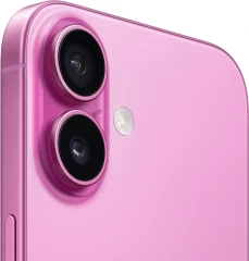Смартфон Apple A3287 iPhone 16 256Gb розовый моноблок 3G 4G 1Sim 6.1" 1179x2556 iOS 18 48Mpix 802.11 a/b/g/n/ac/ax/be NFC GPS Protect