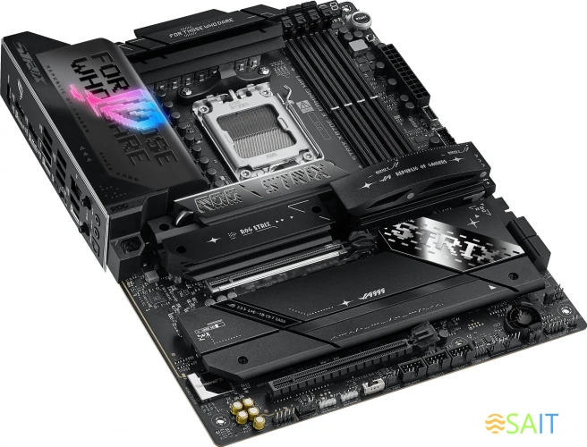 Материнская плата Asus ROG STRIX X870E-E GAMING WIFI SocketAM5 AMD X870E 4xDDR5 ATX AC`97 8ch(7.1) 5Gigabit RAID+HDMI