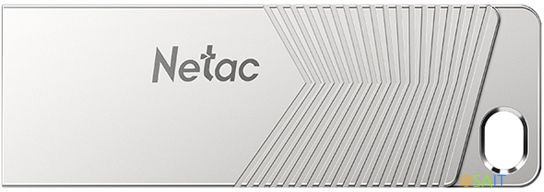 Флеш Диск Netac 64Gb UM1 NT03UM1N-064G-32PN USB3.2 серебристый