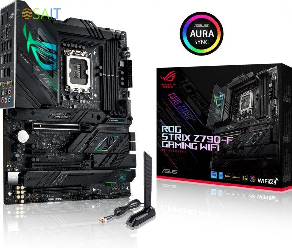 Материнская плата Asus ROG STRIX Z790-F GAMING WIFI Soc-1700 Intel Z790 4xDDR5 ATX AC`97 8ch(7.1) 2.5Gg RAID+HDMI+DP